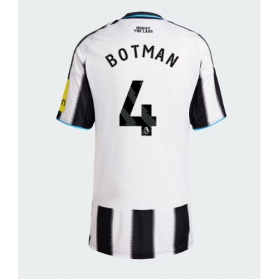 Ženski Nogometni dresi Newcastle United Sven Botman #4 Domači 2025-26 Kratek Rokav Ženski Nogometni dresi Newcastle United Sven Botman #4 Domači 2025-26 Kratek Rokav